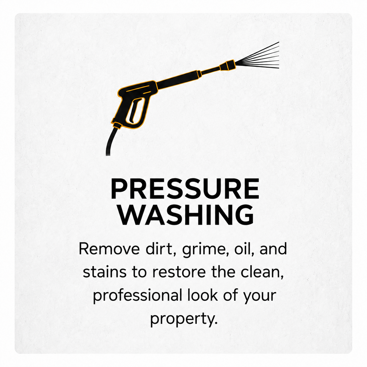 pressure washing